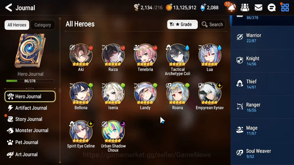 Epic Seven Accounts GLOBAL Unverif|New Era|3 ML(E Ilynav,SE Celine,US  image 14
