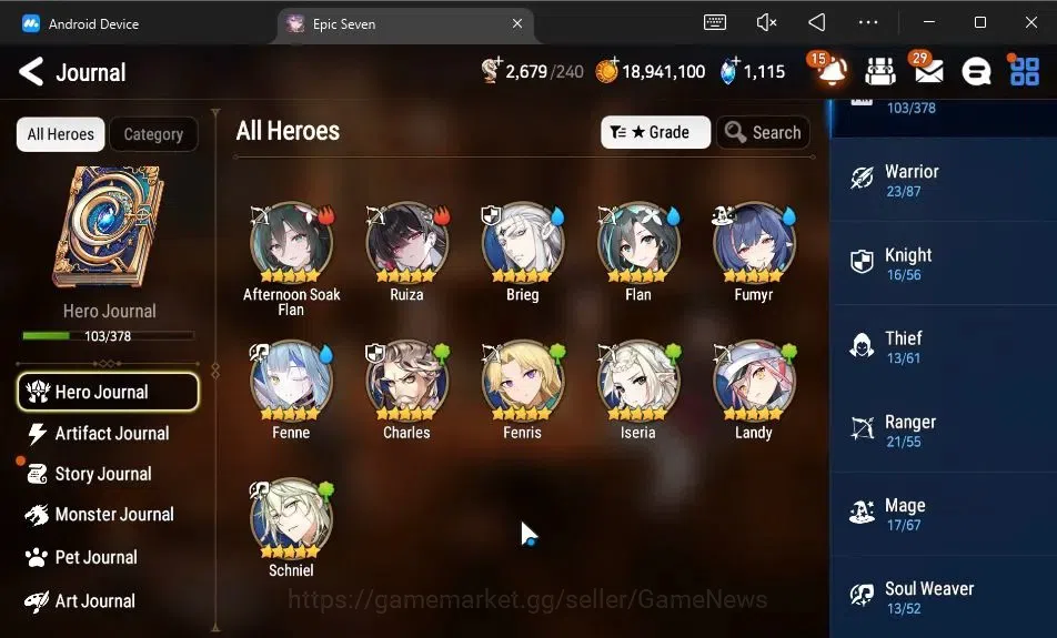 Epic Seven Accounts GLOBAL Unverif|NewEra|5 ML(F Cecilia,Maid Chloe,C image 7