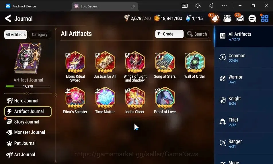 Epic Seven Accounts GLOBAL Unverif|NewEra|5 ML(F Cecilia,Maid Chloe,C image 8