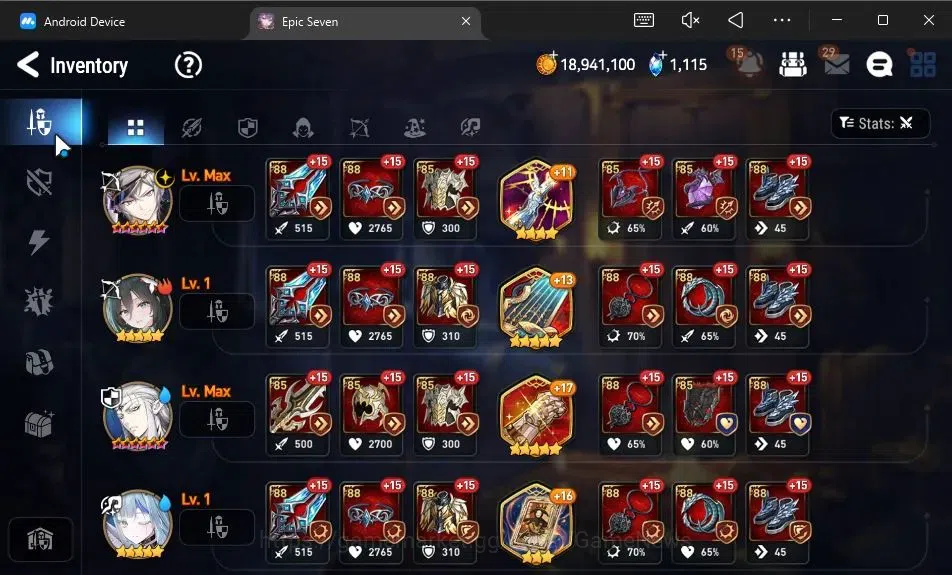 Epic Seven Accounts GLOBAL Unverif|NewEra|5 ML(F Cecilia,Maid Chloe,C image 9