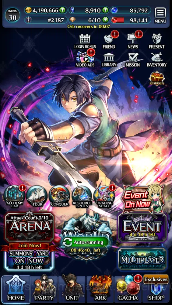 GLOBAL| Collab (Yule Emilia,Joshua,Klaudia,Vergil) +TopTierUnits (Lougseus,SMTheria,A.Rolland,etc) | 11 UR & 14 LR ARK (LC1014) Last Cloudia Mid‑Game GLOBAL| Collab (Yule Emilia,Joshua,Klaudia,Vergil) image 1