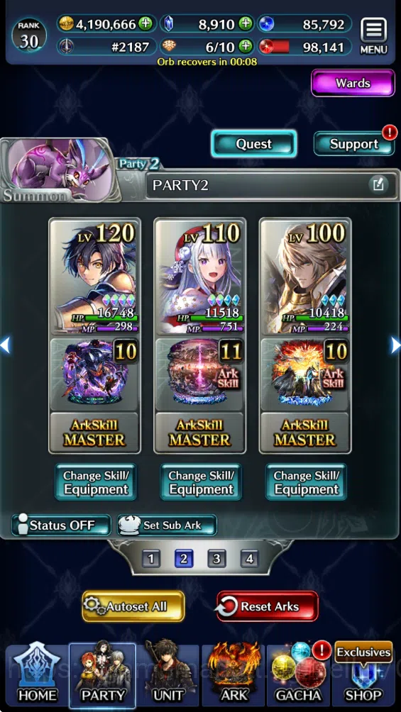 Last Cloudia Accounts Mid‑Game GLOBAL| Collab (Yule Emilia,Joshua,Klaudia,Vergil)  +TopTierUnits 13