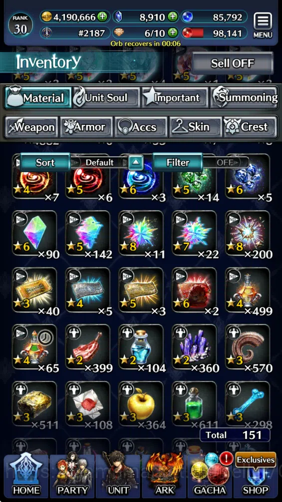 Last Cloudia Accounts Mid‑Game GLOBAL| Collab (Yule Emilia,Joshua,Klaudia,Vergil)  +TopTierUnits 16