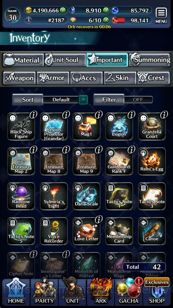 Last Cloudia Accounts Mid‑Game GLOBAL| Collab (Yule Emilia,Joshua,Klaudia,Vergil)  +TopTierUnits 18