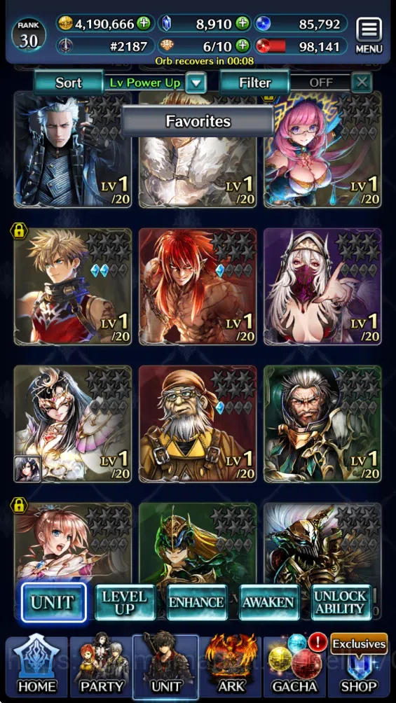 Last Cloudia Accounts Mid‑Game GLOBAL| Collab (Yule Emilia,Joshua,Klaudia,Vergil)  +TopTierUnits 8