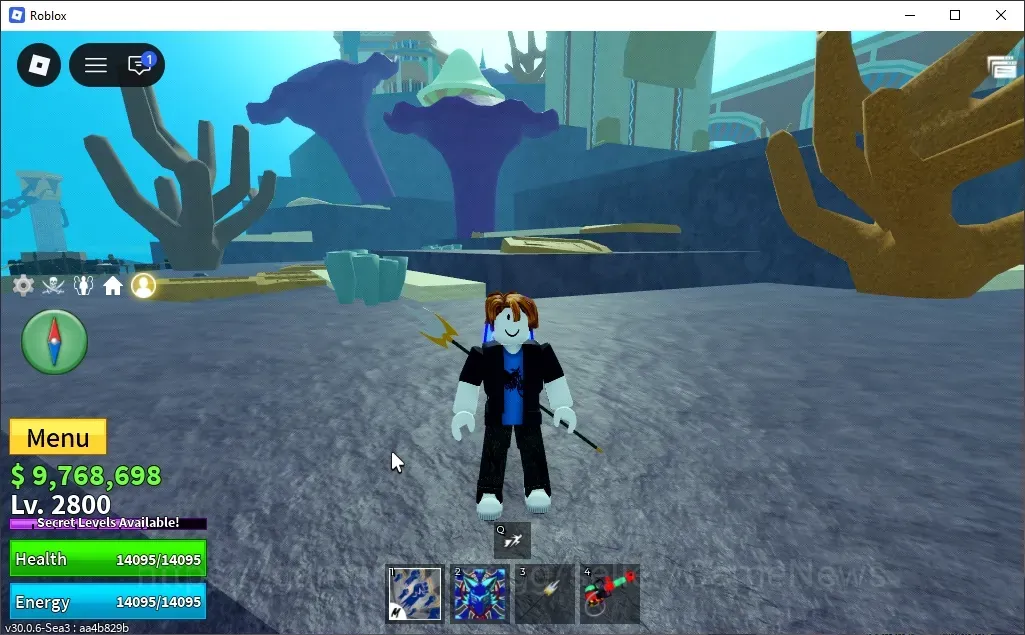 Roblox Accounts Blox Fruit|Lvl MAX|Angel V1|GodHuman MAX,Kitsune M1|1 Epic Weapon (Spike Trident),1 Mythic Fruit (Shadow)|9M 1