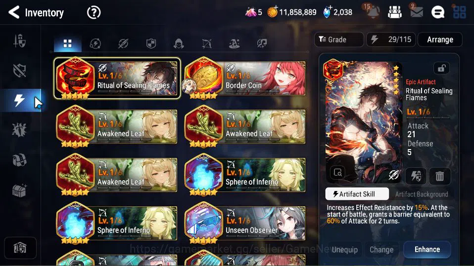 Epic Seven Accounts GLOBAL Unverif|3 ML(C Liliias,SP Politis,LQ Charlo image 11