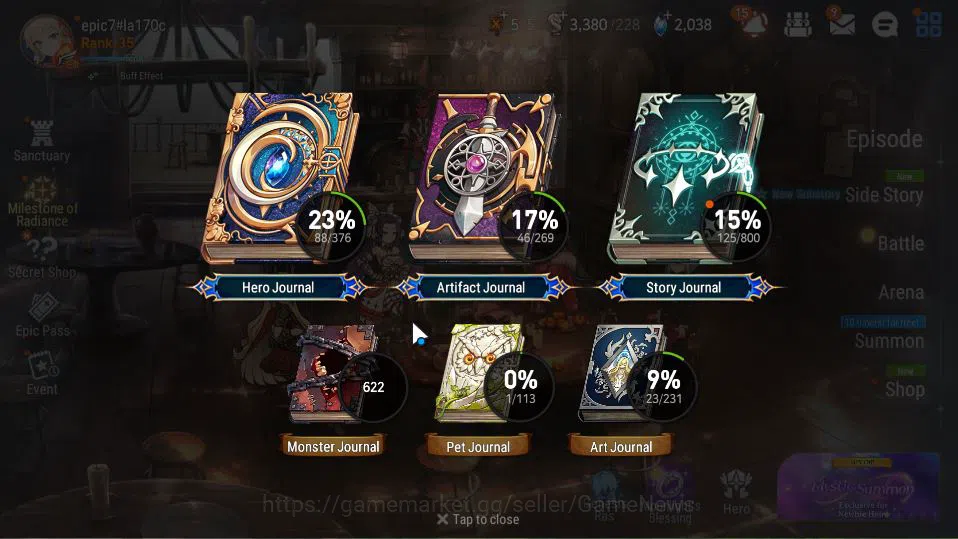 Epic Seven Accounts GLOBAL Unverif|3 ML(C Liliias,SP Politis,LQ Charlo image 16