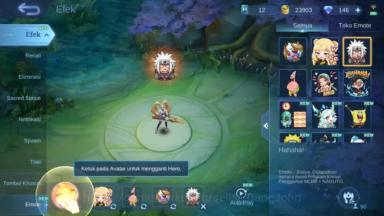 Mobile Legends: Bang Bang Accounts GLOBAL Hero 90 Skin 180 | Sasuke | KOF Guin | AOT  image 11