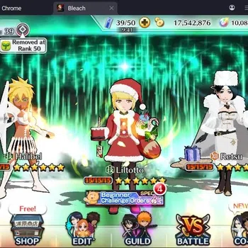 Bleach: Brave Souls Accounts Starter Global |115K BP+10K Orb|Fresh Story|Liltotto & Retsu Cm24,Halibel The