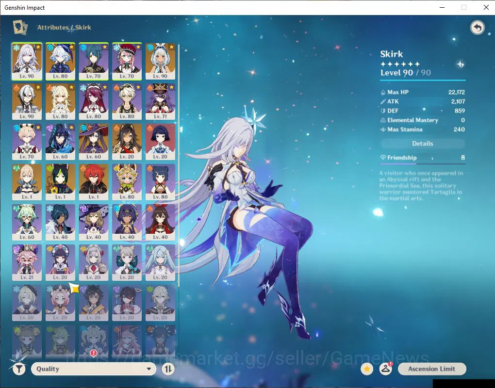 Genshin Impact Accounts ASIA |AR 56|4 Limit+5(*5Wep)|[ArlecchinoC2,Furina] image 3