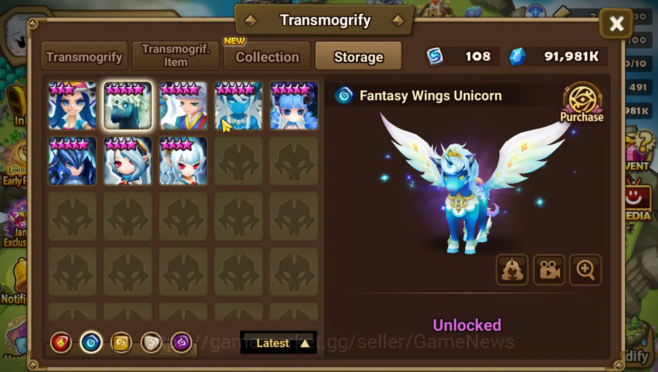 Summoners War: Sky Arena Accounts End-Game ASIA Lv100 Seimei Combo|4 Hot LND(Seimei,Arta,Trinity,L Azure)|75 NB5 Total|Ready 18