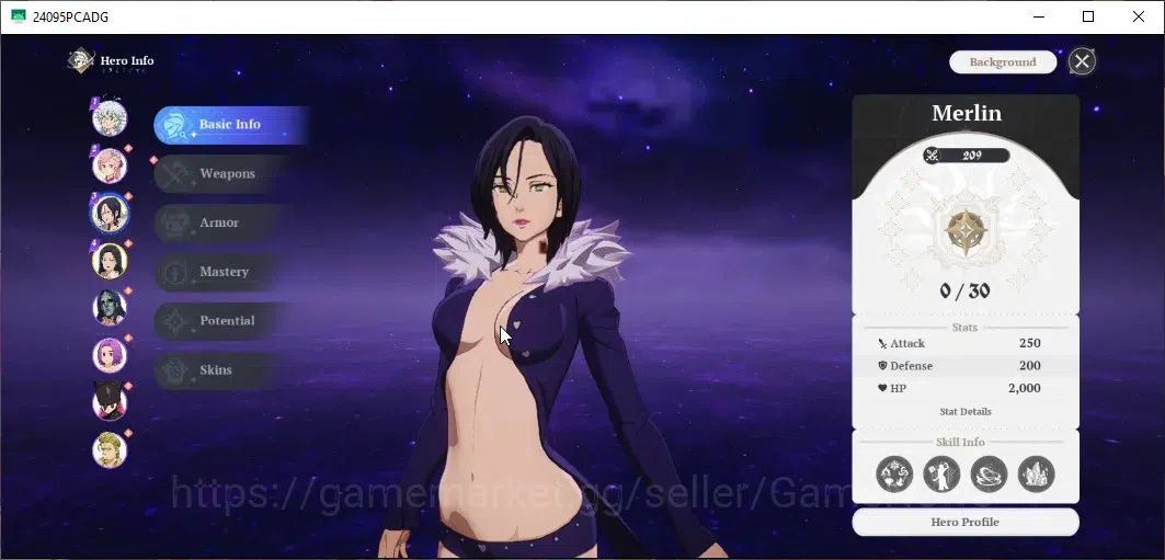 The Seven Deadly Sins: Origin Accounts SEA|Fresh Starter Lvl 2|2 SSR+1 SSR Selector|Merli image 2