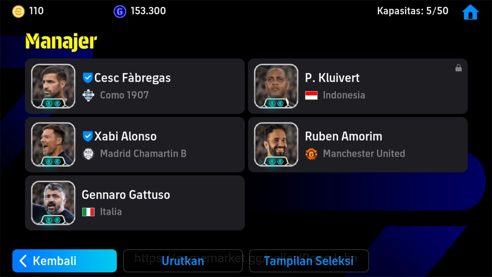 eFootball Accounts Power 3229|cannavaro epic,baggio epic,andriano epi image 3