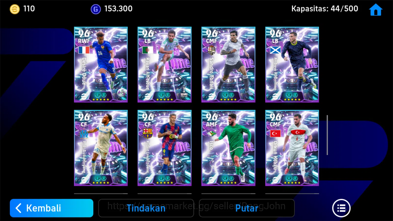 eFootball Accounts Power 3229|cannavaro epic,baggio epic,andriano epi image 7