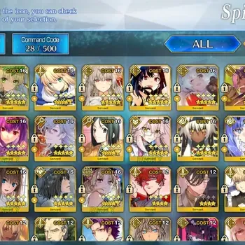 Fate-Grand Order Accounts NA Lv 135|RGB+O|20 SSR|Castoria,Skadi Caster,Koyan Light,Space Ishtar Np2,Waver Np2,Merlin,Beast
