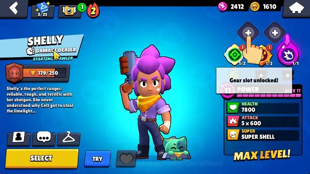Brawl Stars Accounts 1006 Trophy|15 Brawlers 2 Max Lv [Pearl,Shelly]|1  image 14