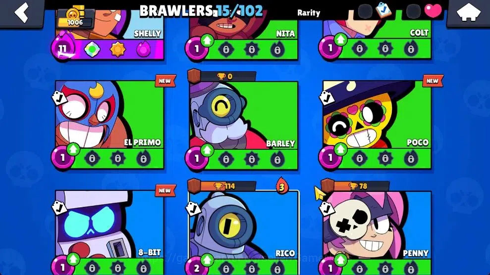 Brawl Stars Accounts 1006 Trophy|15 Brawlers 2 Max Lv [Pearl,Shelly]|1  image 6