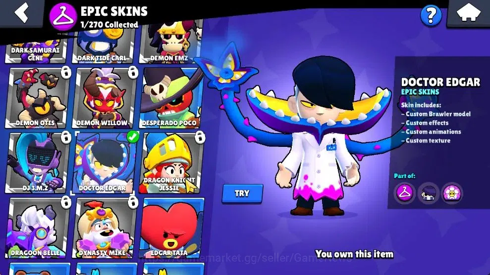 Brawl Stars Accounts 1006 Trophy|15 Brawlers 2 Max Lv [Pearl,Shelly]|1  image 8