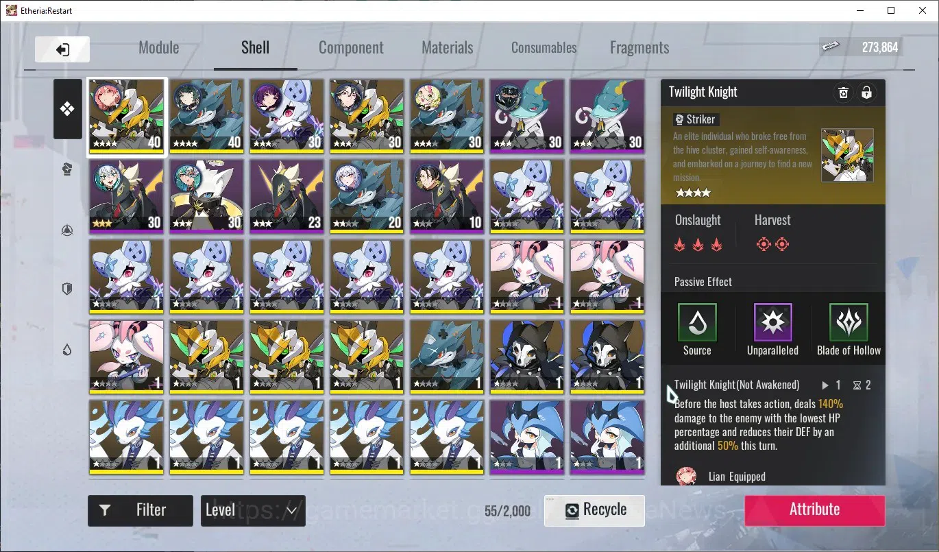 Etheria: Restart Accounts GLOBAL-S25|Lv31|5K DM|18 SSR[Lian,Plume,Kloss,Ling image 13