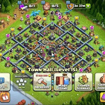 Clash of Clans Accounts High-End LV 155|TH 15-BH 8|HH 6|Limited Skin BK,AQ,MP|BK 65,AQ 65,GW 45,MP 53,RC 30,DD 3|BM 21/BC