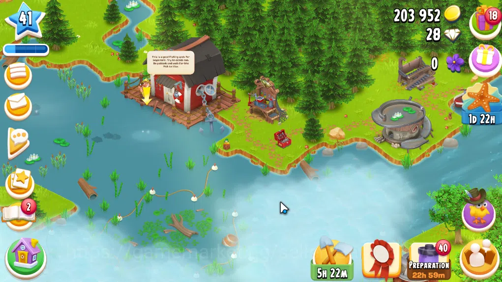Hay Day Accounts Level 41 | Barn Storage 1100 + Silo Storage 625 | 203k Coins, 28 Diamonds |CN ON|Log Supercell ID|Take 5