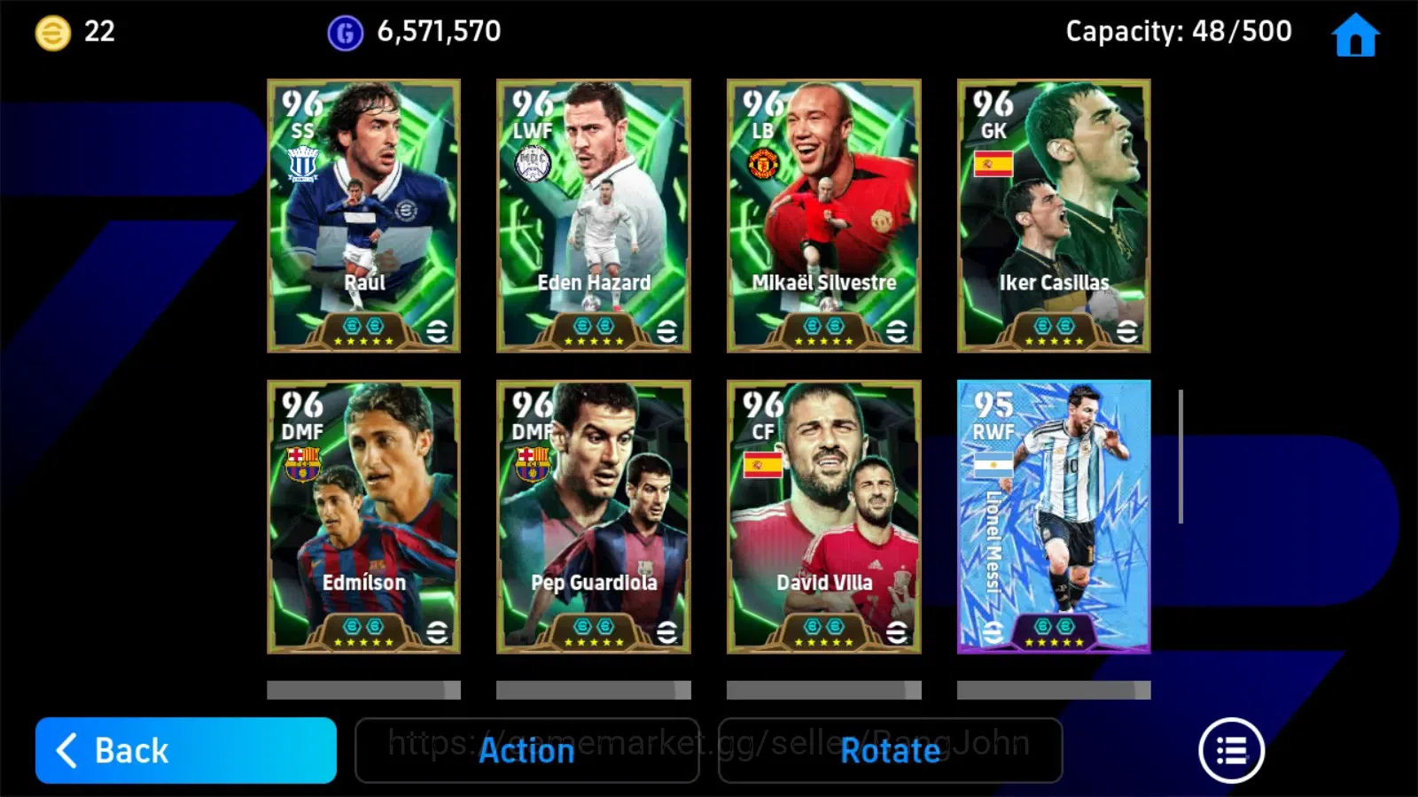eFootball Accounts Legends & Iconic Players Mobile|PW 4503 |Pepe Epic,Roberto Donadoni Epic,Albert Ferrer Epic,Dean Huijsen 3