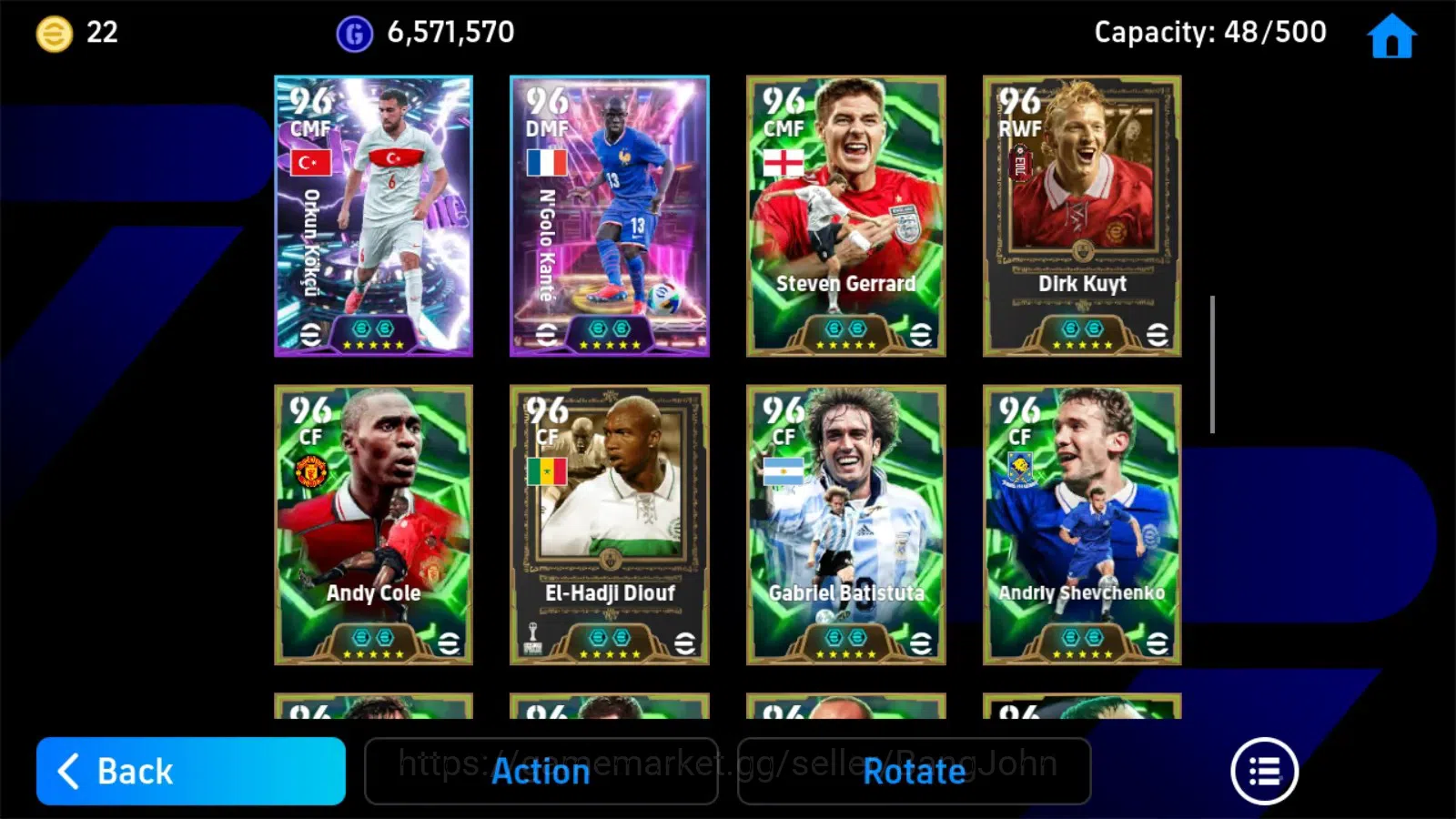 eFootball Accounts Legends & Iconic Players Mobile|PW 4503 |Pepe Epic,Roberto Donadoni Epic,Albert Ferrer Epic,Dean Huijsen 4