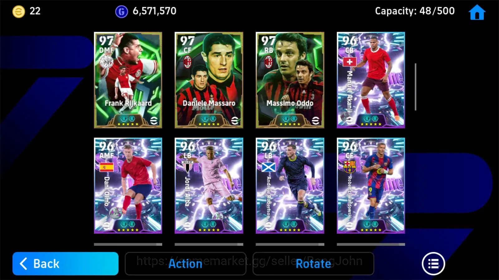 eFootball Accounts Legends & Iconic Players Mobile|PW 4503 |Pepe Epic,Roberto Donadoni Epic,Albert Ferrer Epic,Dean Huijsen 5