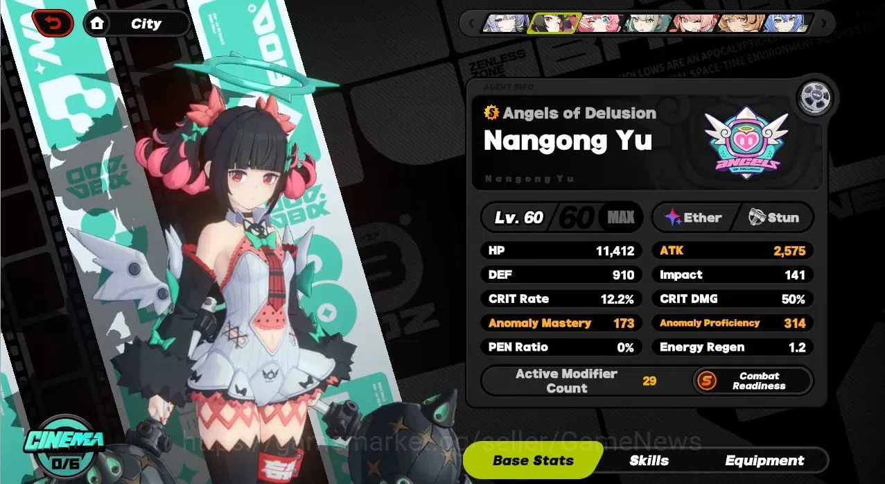 Zenless Zone Zero Accounts End-Game Asia ENDGAME| 25 Limit 3 VH + 3 AoD 17