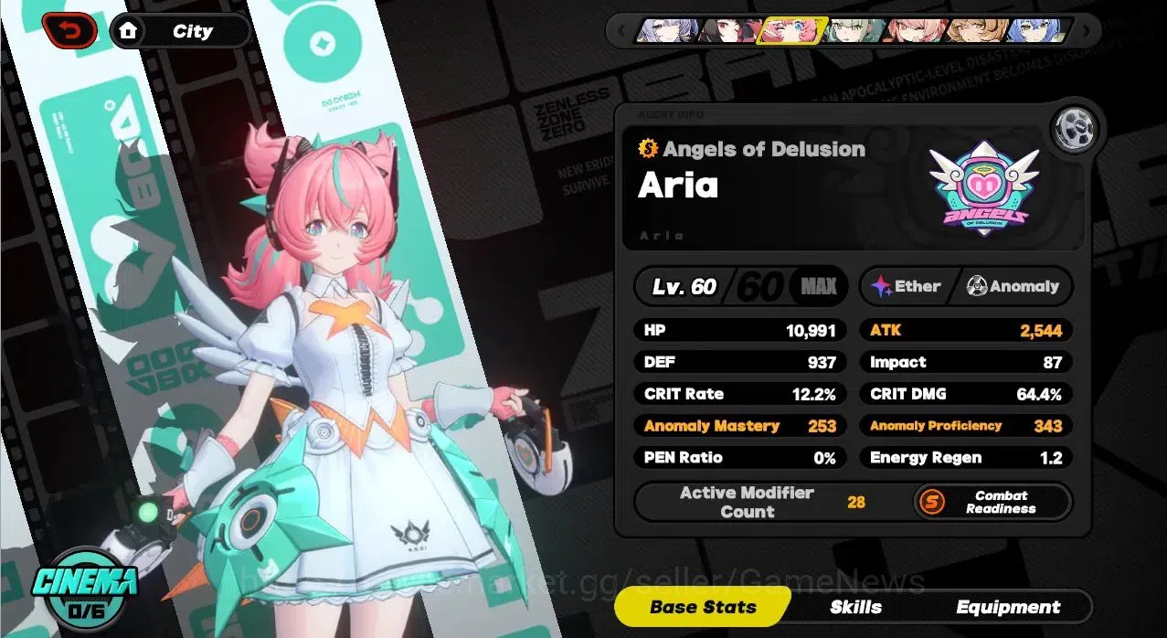 Zenless Zone Zero Accounts End-Game Asia ENDGAME| 25 Limit 3 VH + 3 AoD 18