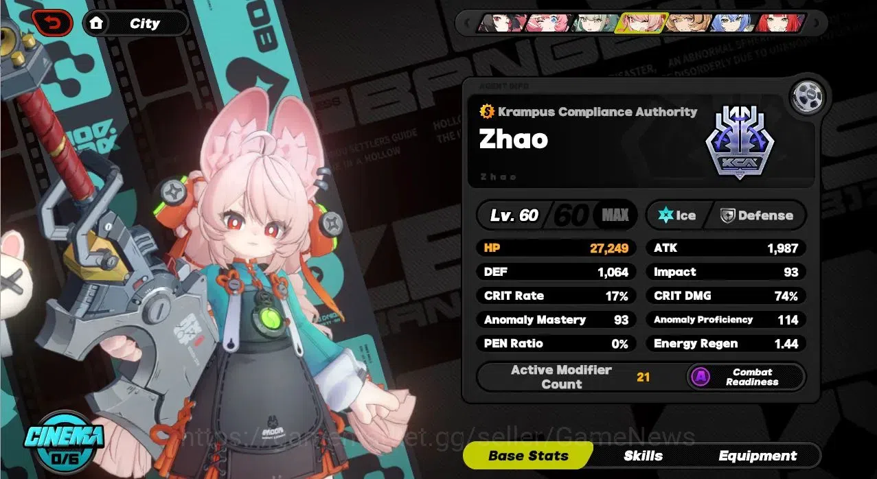 Zenless Zone Zero Accounts End-Game Asia ENDGAME| 25 Limit 3 VH + 3 AoD 20
