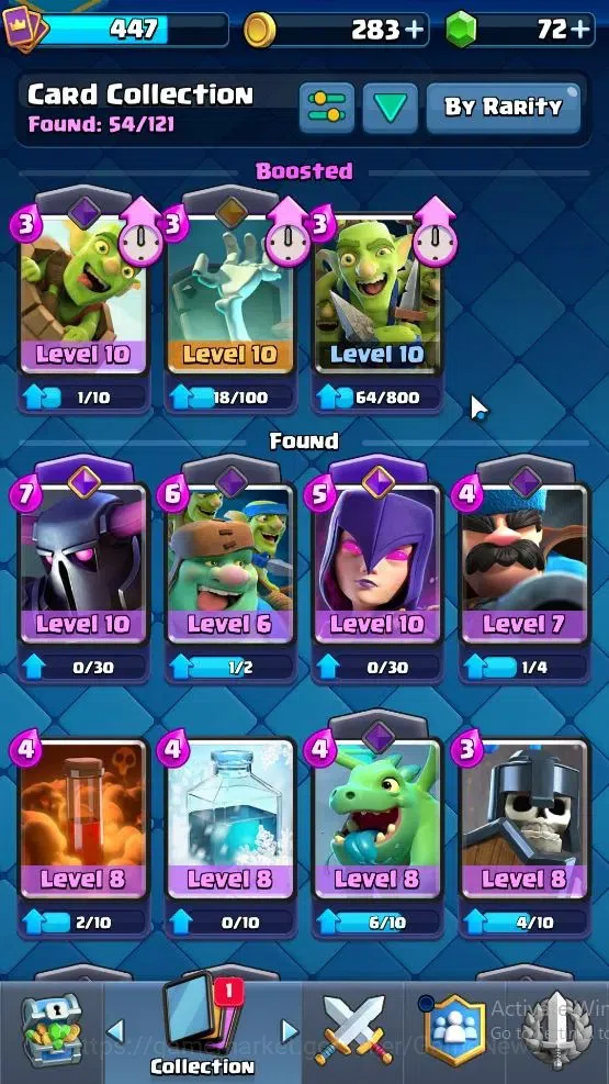 Clash Royale Accounts Lv 447|Trophy 3111|KTL 10|Card 54/121|1 Hero 4 EVO image 12