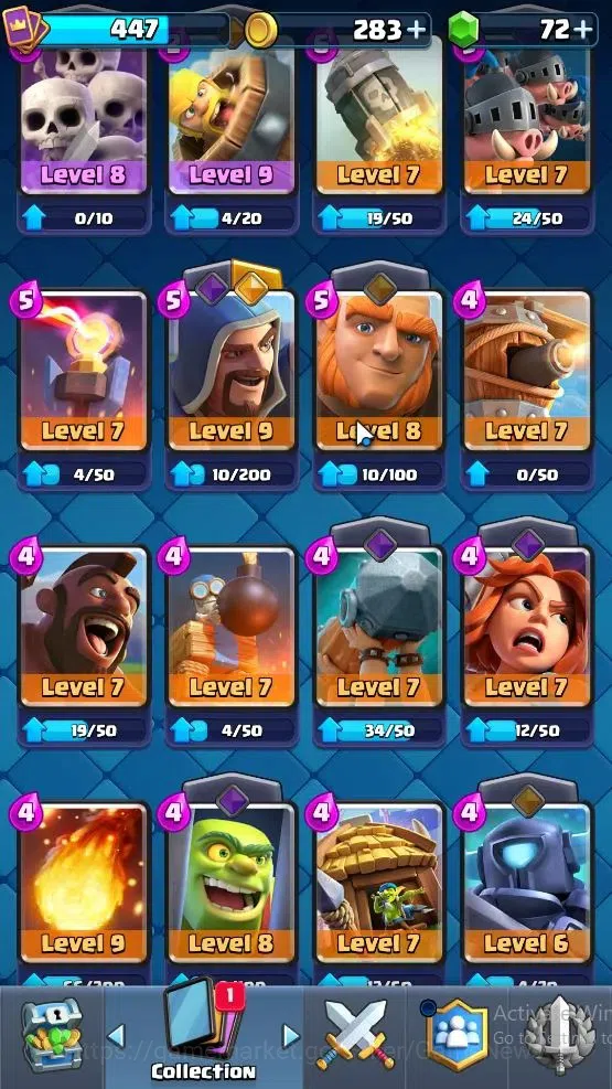 Clash Royale Accounts Lv 447|Trophy 3111|KTL 10|Card 54/121|1 Hero 4 EVO image 13