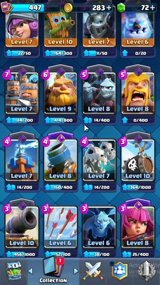 Clash Royale Accounts Lv 447|Trophy 3111|KTL 10|Card 54/121|1 Hero 4 EVO image 14