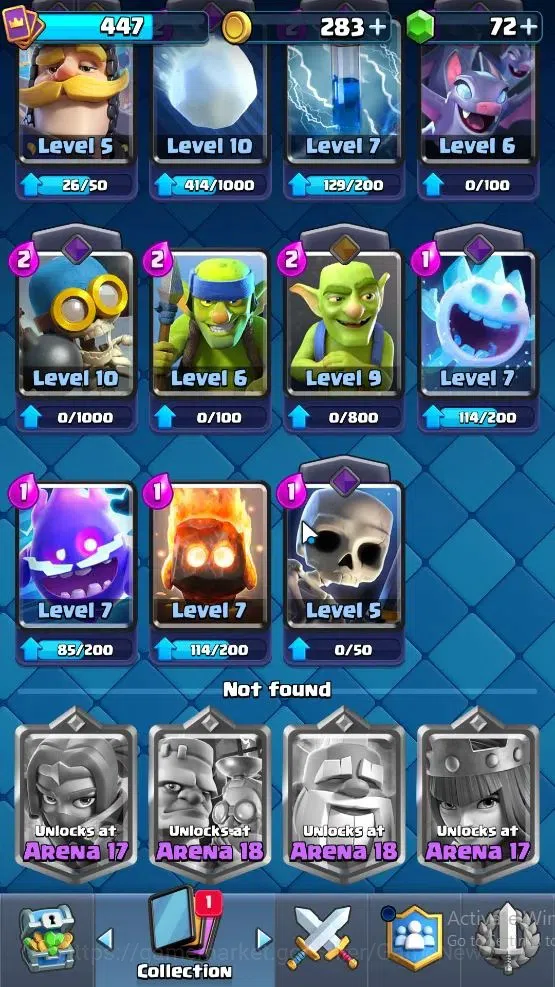 Clash Royale Accounts Lv 447|Trophy 3111|KTL 10|Card 54/121|1 Hero 4 EVO image 15
