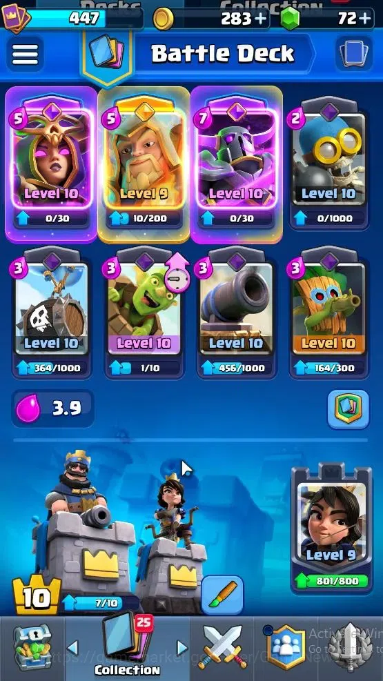 Clash Royale Accounts Lv 447|Trophy 3111|KTL 10|Card 54/121|1 Hero 4 EVO image 4