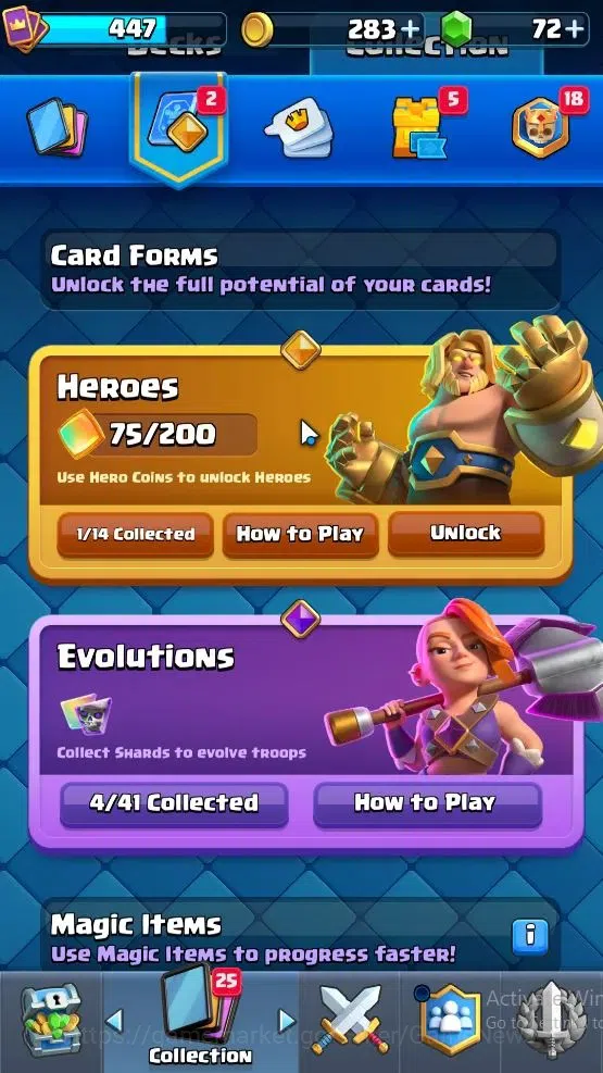 Clash Royale Accounts Lv 447|Trophy 3111|KTL 10|Card 54/121|1 Hero 4 EVO image 5