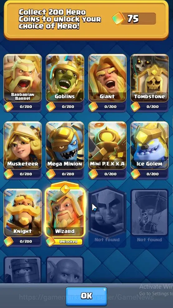 Clash Royale Accounts Lv 447|Trophy 3111|KTL 10|Card 54/121|1 Hero 4 EVO image 6