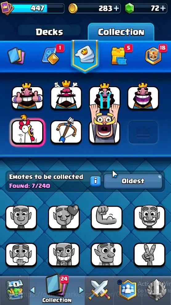 Clash Royale Accounts Lv 447|Trophy 3111|KTL 10|Card 54/121|1 Hero 4 EVO image 9