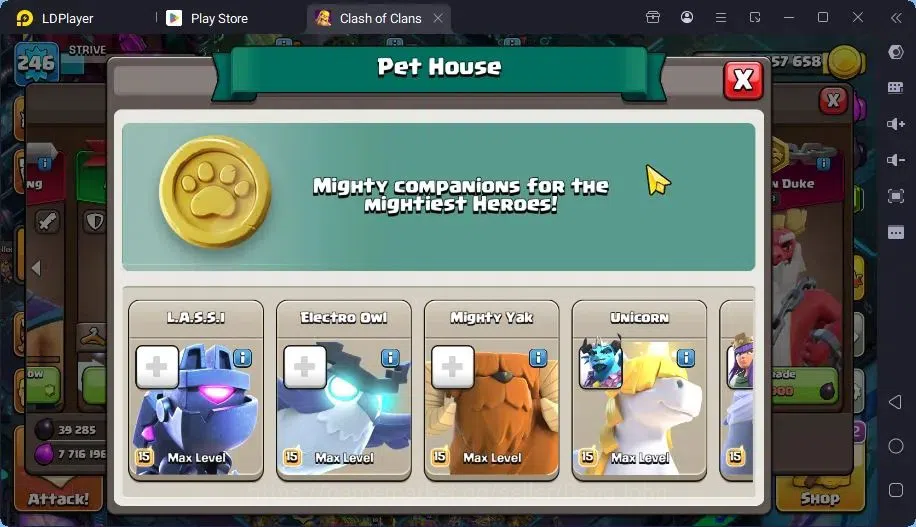 Clash of Clans Accounts High-End TH 18-BH 10|LVL246|BK7101,AQ104,MP91,GW77,RC52,DD13|BM217,BC15|13 Legend skin & 14 Gold|Gem 15
