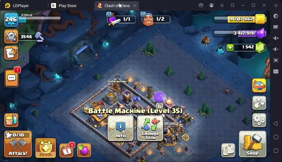 Clash of Clans Accounts High-End TH 18-BH 10|LVL246|BK7101,AQ104,MP91,GW77,RC52,DD13|BM217,BC15|13 Legend skin & 14 Gold|Gem 19