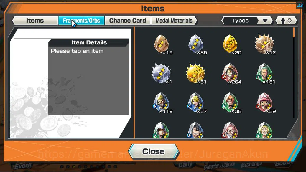 One Piece Bounty Rush Accounts Global|3EX|FilmZ Zephyr,[Sakazuki],4 Emperor Monke image 12