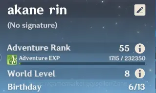 Genshin Impact Accounts Others ASIA|AR 55| 6 Lim : Skrik+Sign, Escoffier+Sign, Citlali, Lauma, Childe, etc|MC 1