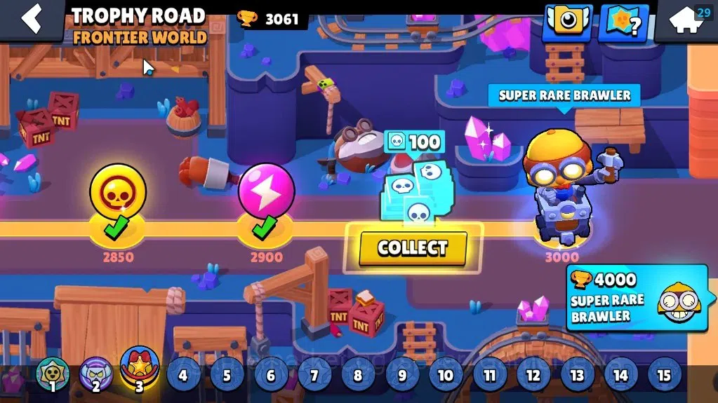 Brawl Stars Accounts 3061 Trophy|29 Brawlers 4 MaxLvl[Full Buffies Edga image 6