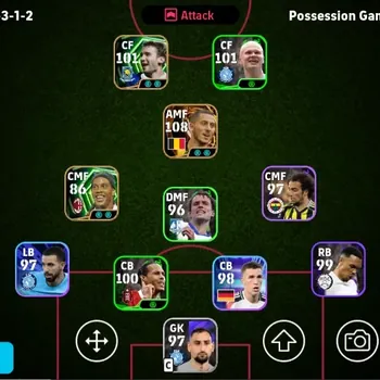 eFootball Accounts Legends & Iconic Players Mobile |PW 3082|BIGT Hazard,Epic Ronaldinho Shevchenko,Shwt Messi2Card|Coach