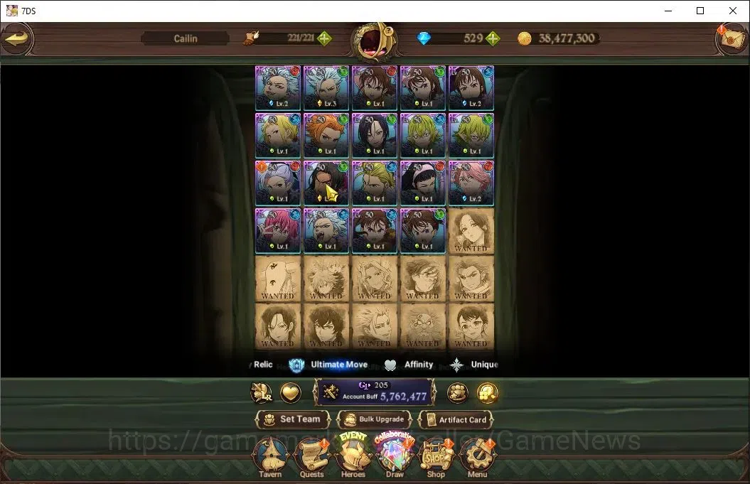 The Seven Deadly Sins: Grand Cross Accounts Asia|5,7M CC|529 DM|5 LR+9 UR+Many Collab|S&B3/6,M image 12