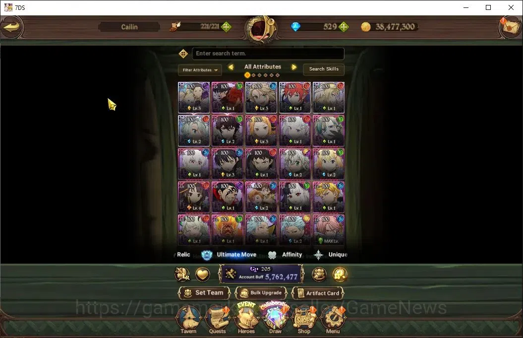 The Seven Deadly Sins: Grand Cross Accounts Asia|5,7M CC|529 DM|5 LR+9 UR+Many Collab|S&B3/6,M image 6