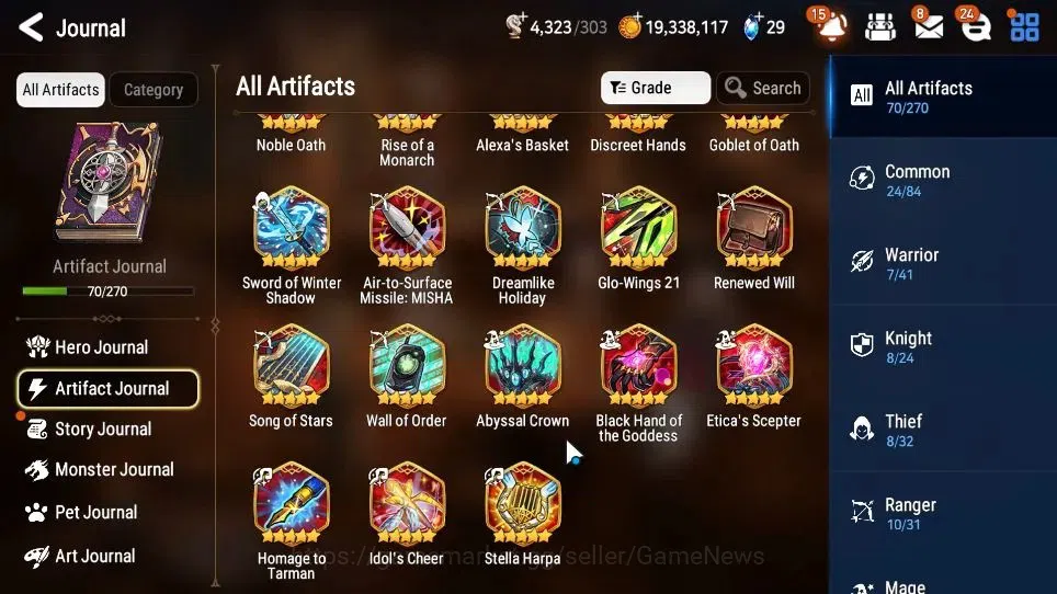 Epic Seven Accounts GLOBAL Unverif|New Era|11 ML(LOTScales,NM Luna,Har image 10