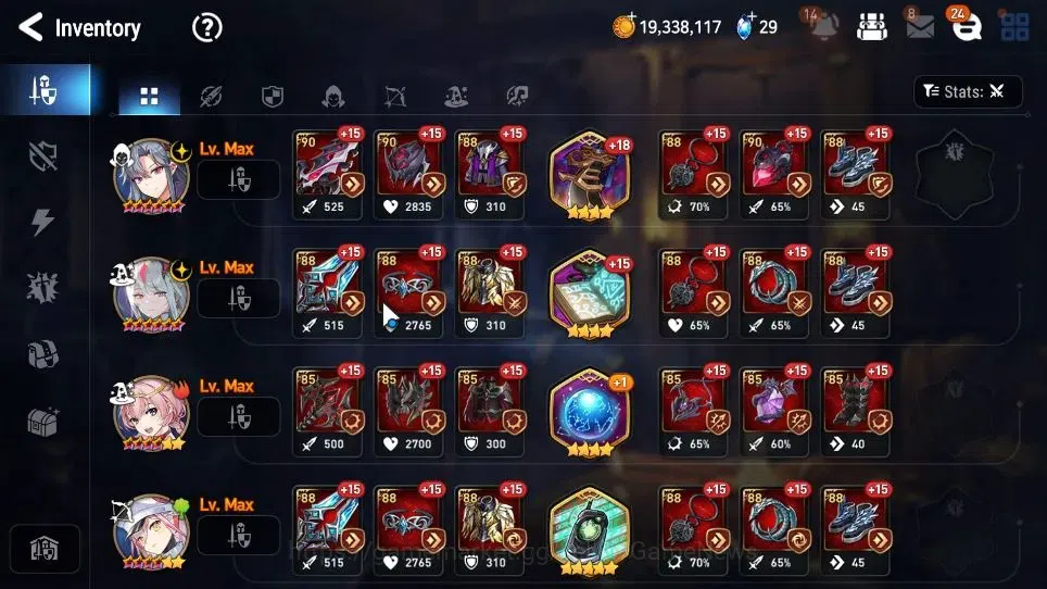 Epic Seven Accounts GLOBAL Unverif|New Era|11 ML(LOTScales,NM Luna,Har image 14